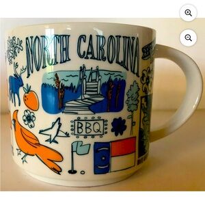 Starbucks Been There Series North Carolina Ceramic Mug, 14 Oz
